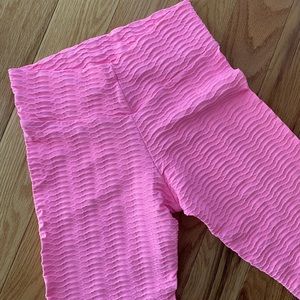 BBB hot pink croco set